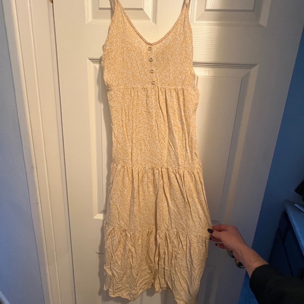 Yellow Midi Dress